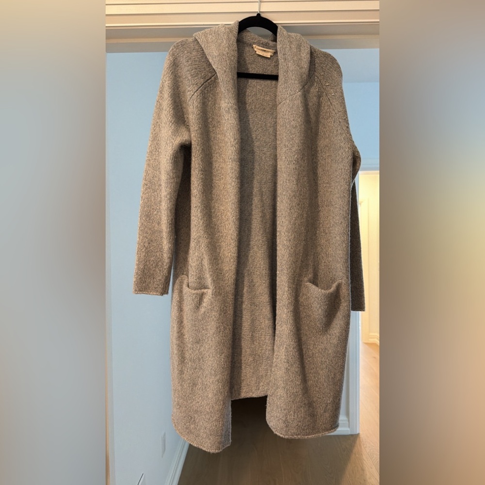 TNA Gray Hooded Cardigan